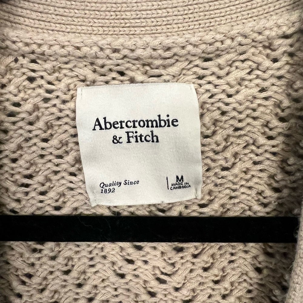 Abercrombie and Fitch knit button up sweater - Picture 2 of 5